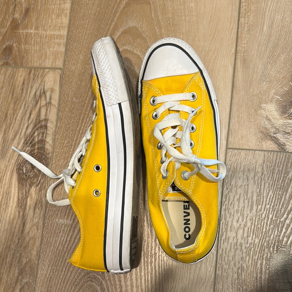Converse Yellow Low-Top Sneakers